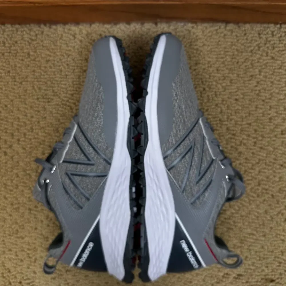 NEW New Balance Men's Fresh Foam Contend Golf Shoes Grey/Charcoal 8 Wide